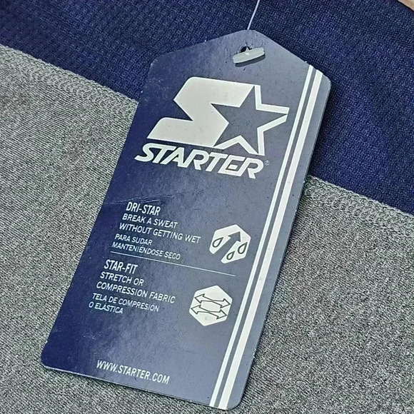 Men's Starter Dri- Star Compression Shirt gray& blue NWT 2XL ( 50-52) # RM211088 - Picture 6 of 8